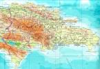 Карта Доминиканы с курортами на русском языке